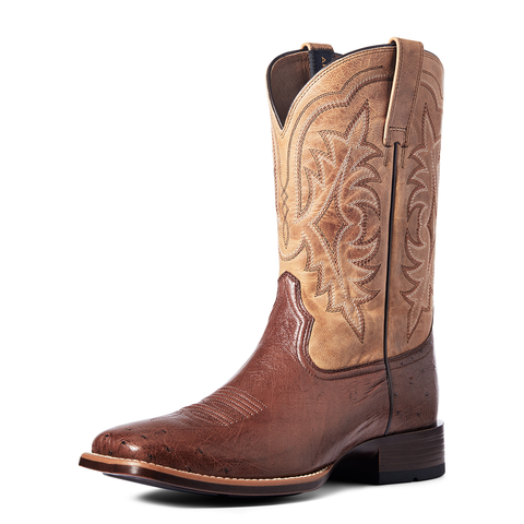 BOOT ARIAT NIGHT LIFE ULTRA ANTIQ TABAC SMTH QUILLOSTRICH