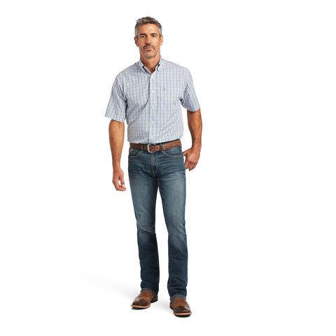 ARIAT MNS EVERLEY CLSSC SS WHT