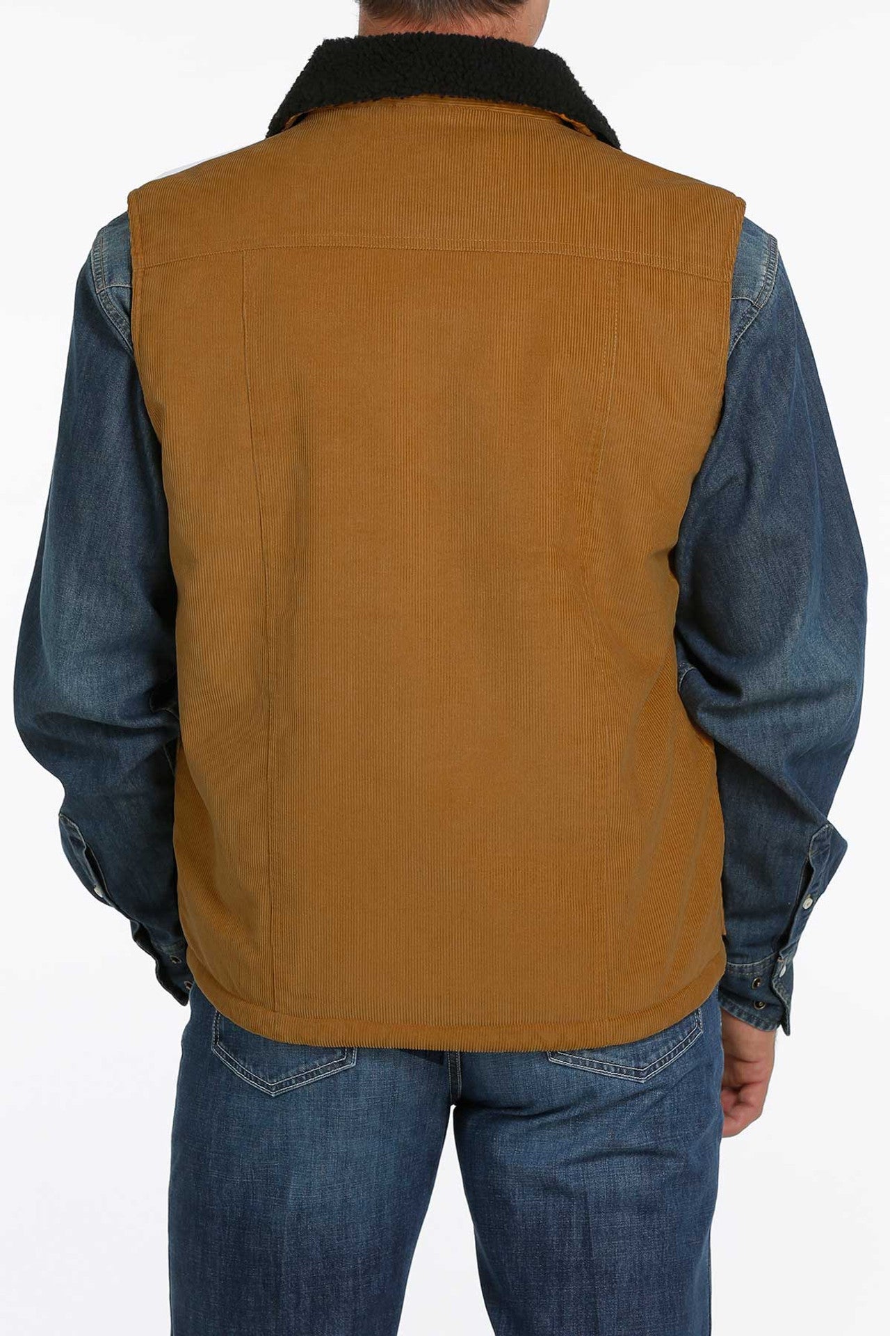 VEST CINCH CORDUROY GOLD
