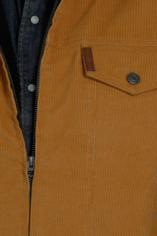 VEST CINCH CORDUROY GOLD