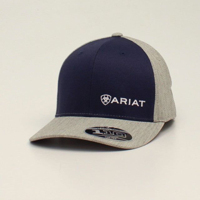 ARIAT MENS OFFSET LOGO NAVY