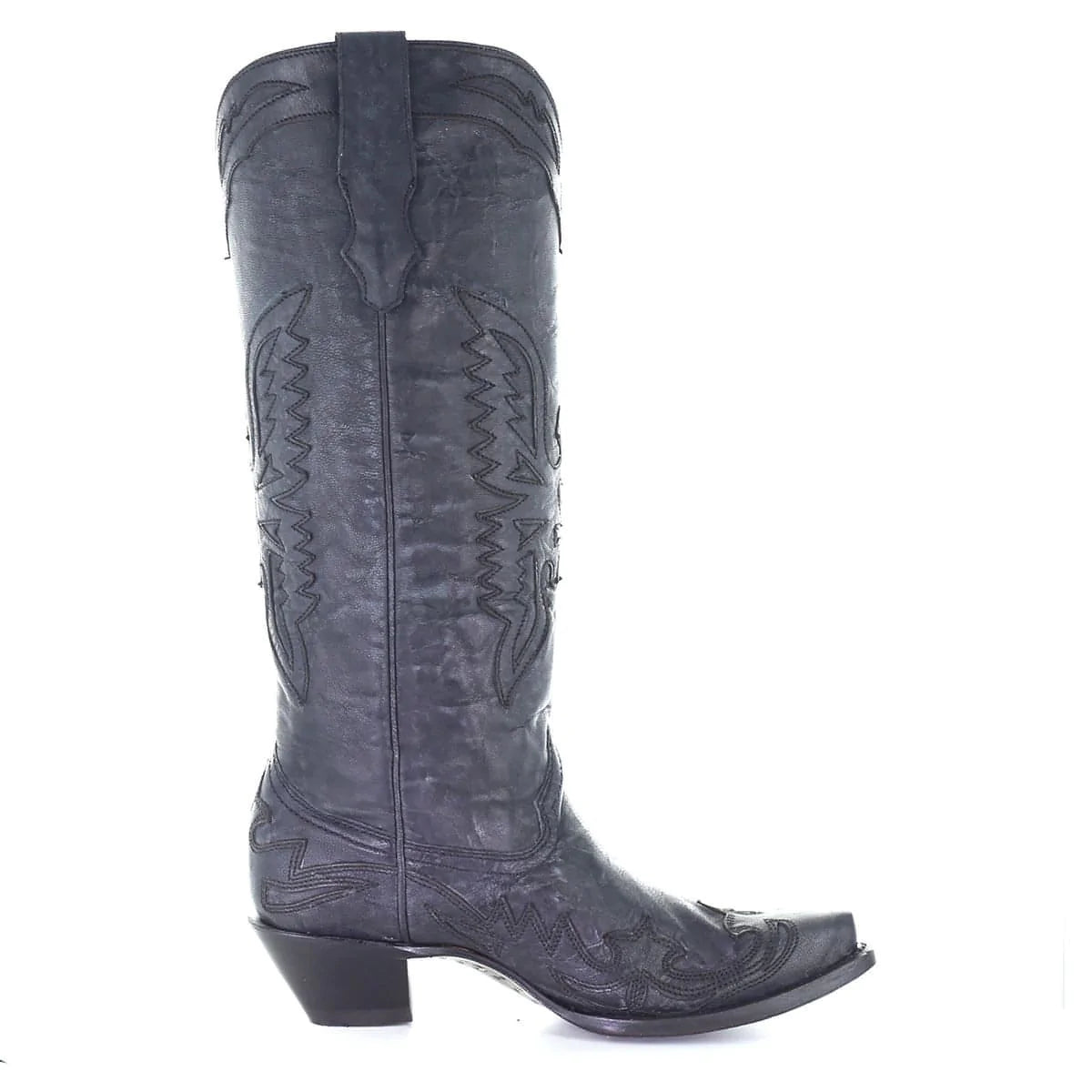 VINTAGE SOLID BLACK TALL EAGLE OVERLAY