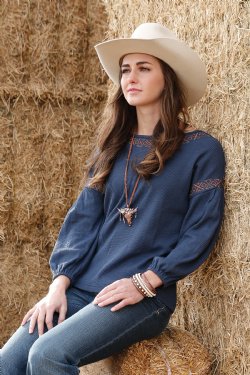 BLOUSE CINCH WMNS NAV