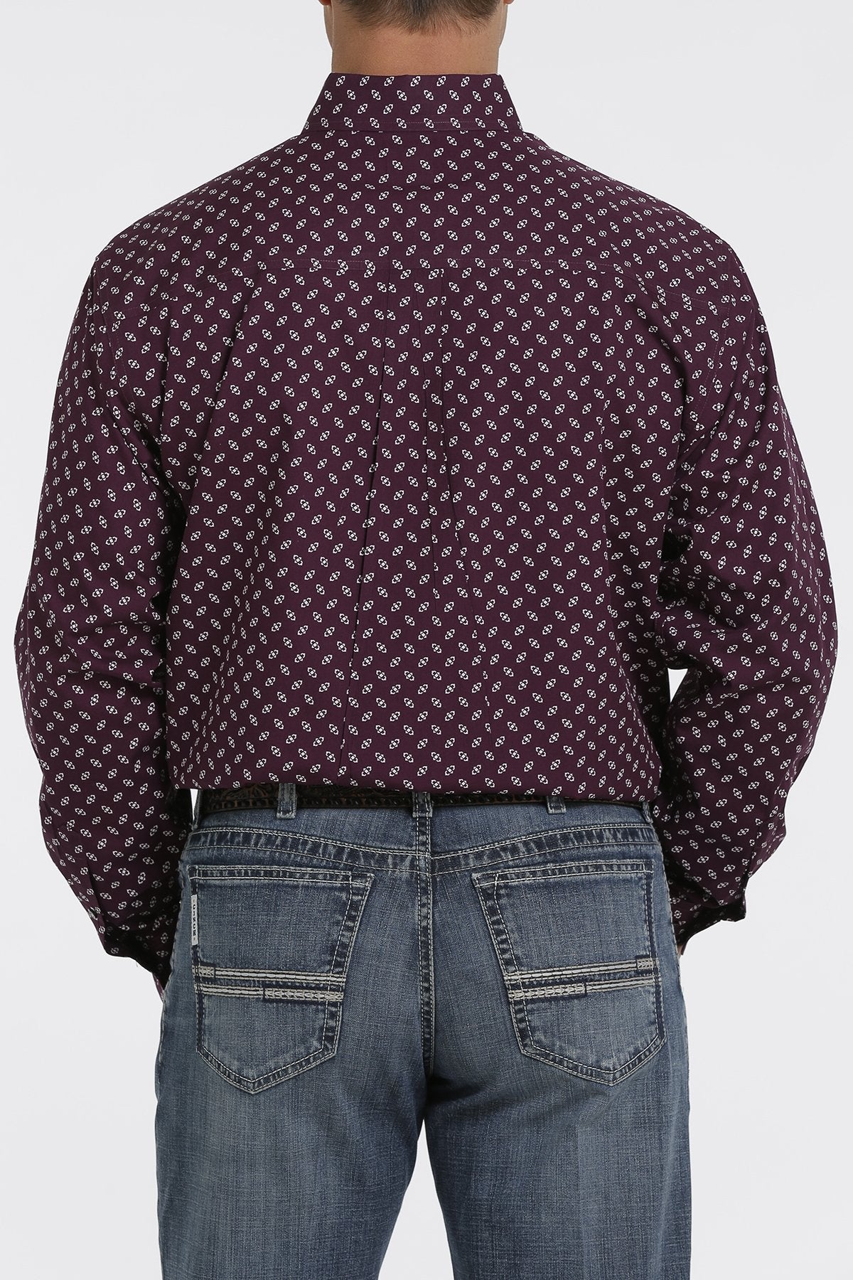 SHIRT CINCH PRINT PURPLE