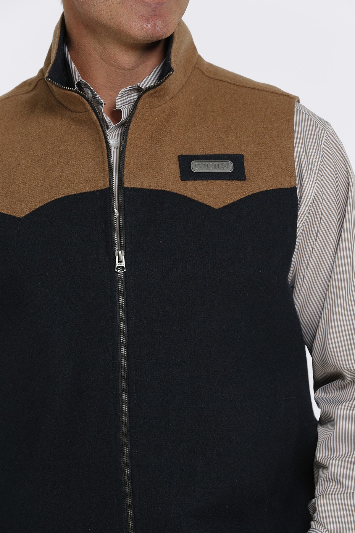 CINCH WOOLY VEST NAVY