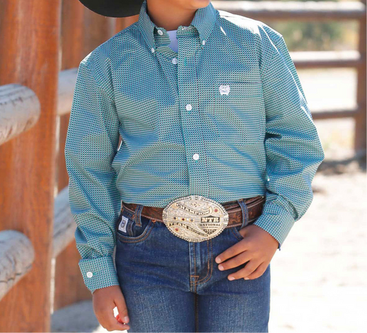 CINCH BYS LS SHRT PRNT