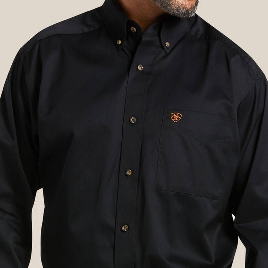 SHIRT ARIAT BLK SOLID