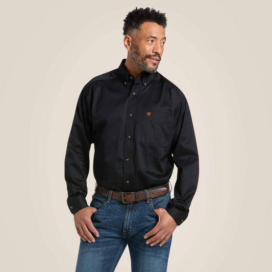 SHIRT ARIAT BLK SOLID