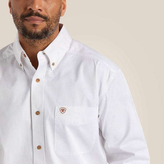 ARIAT SOLID WHITE SHIRT