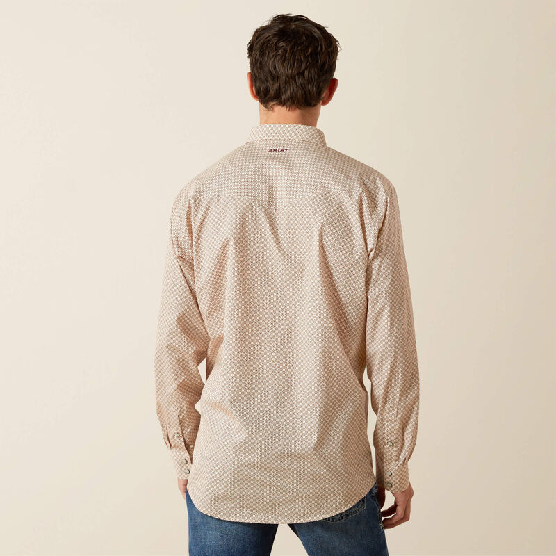 ARIAT MENS LS SHRT SNAP WF PRINT