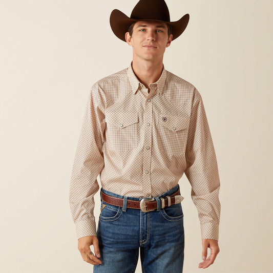 ARIAT MENS LS SHRT SNAP WF PRINT