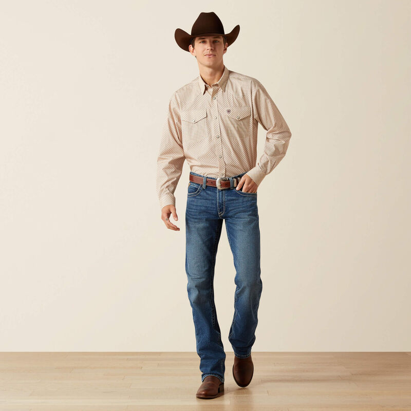 ARIAT MENS LS SHRT SNAP WF PRINT