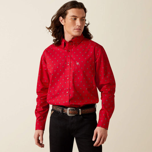 ARIAT MENS LS TRUETT SHRT PRNT