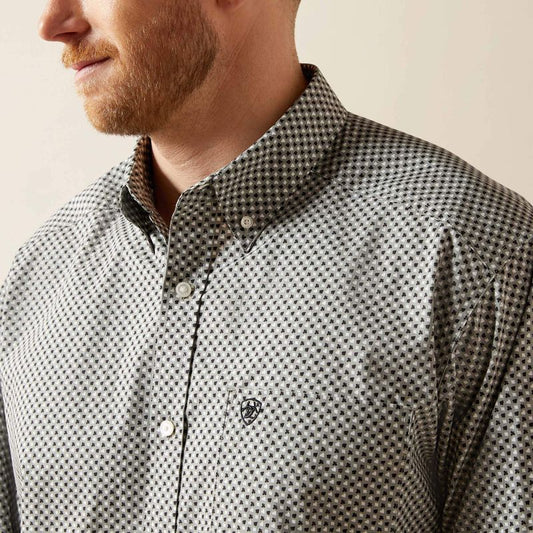 ARIAT MENS LONGSLEEVE TRISTAN SHRT PRNT