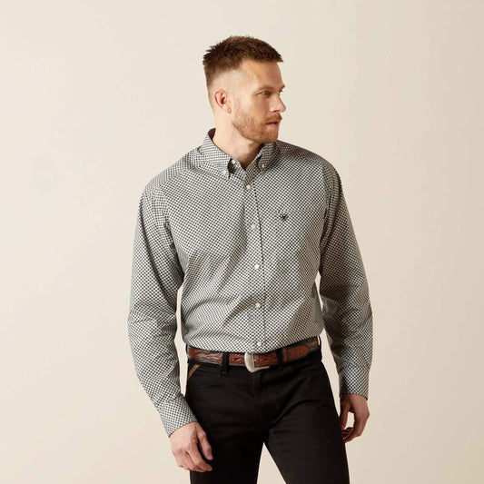 ARIAT MENS LONGSLEEVE TRISTAN SHRT PRNT