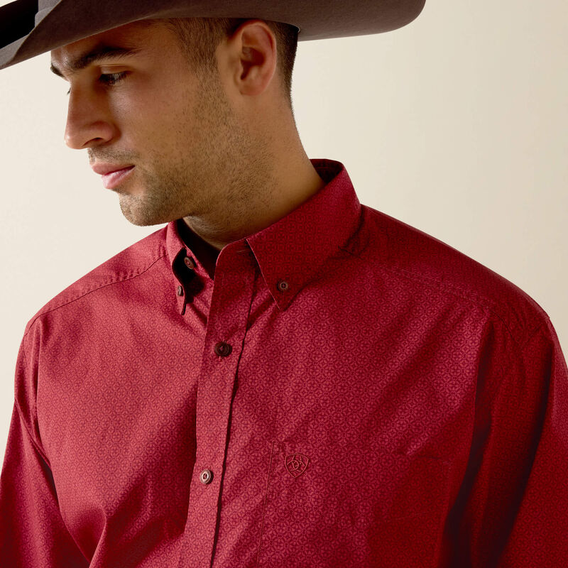 ARIAT MNS LS SHRT PRNT