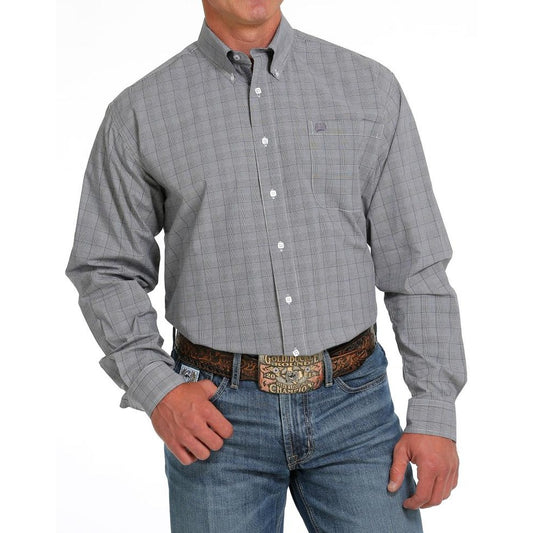 CINCH MNS LS SHIRT PLAID