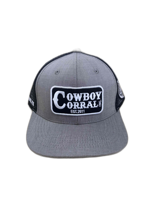 Cowboy Corral Cap Grey/Black