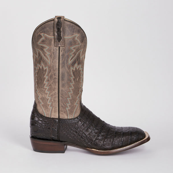 LUCCHESE CHOCOCLATE CROCODILE EXOTIC BOOT