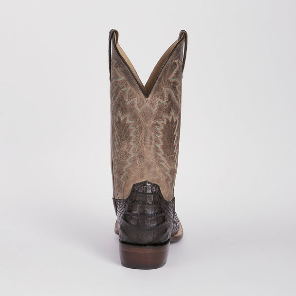 LUCCHESE CHOCOCLATE CROCODILE EXOTIC BOOT