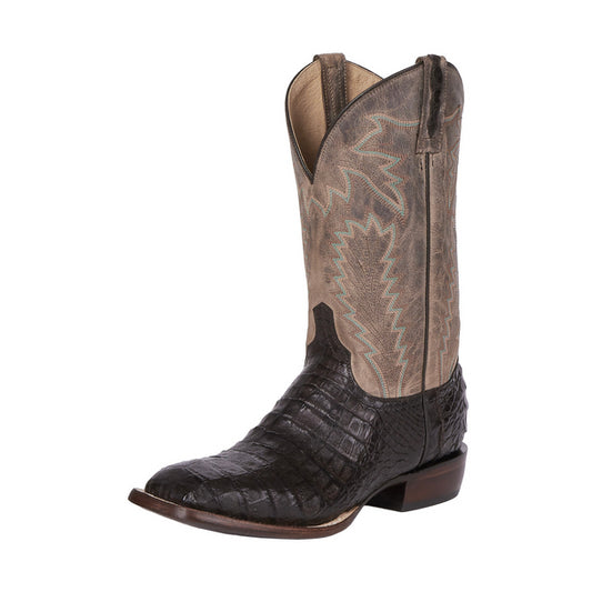 LUCCHESE CHOCOCLATE CROCODILE EXOTIC BOOT