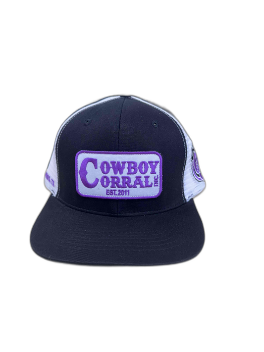 Cowboy Corral Cap Purple/Black