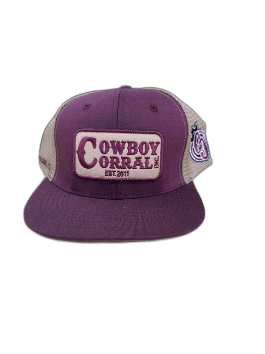 Cowboy Corral Cap Burgunday