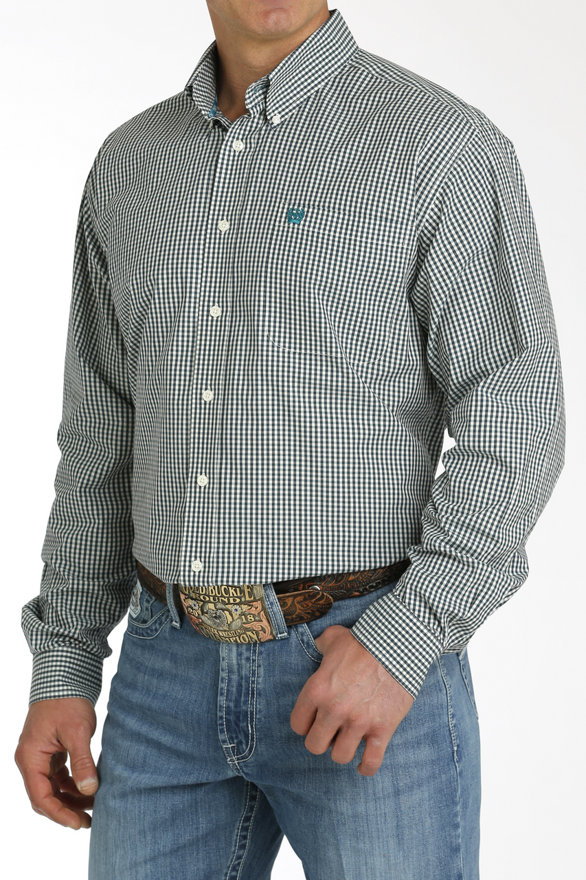 CINCH MENS LS SHIRT PLAID