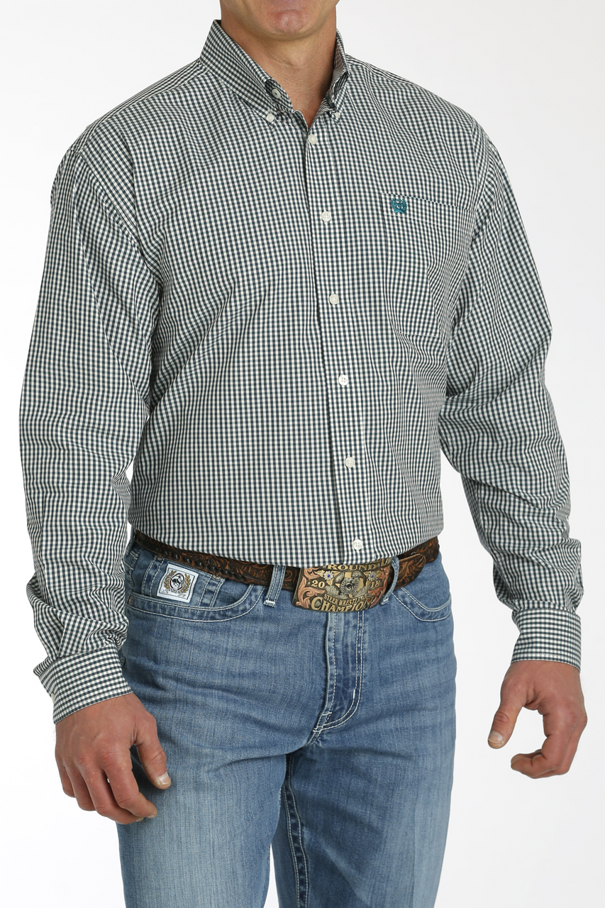 CINCH MENS LS SHIRT PLAID