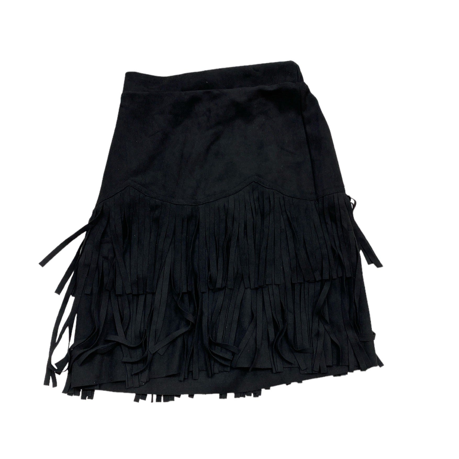 BLACK SUEDE FRINGE MINI SKIRT – Cowboy Corral Inc.