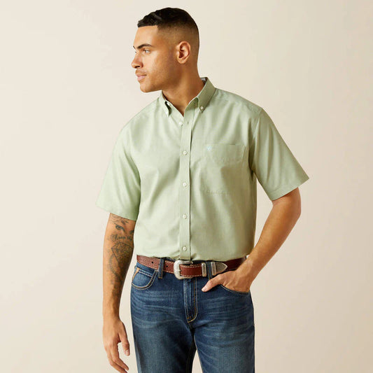 ARIAT MENS SS SHIRT WF SOLID
