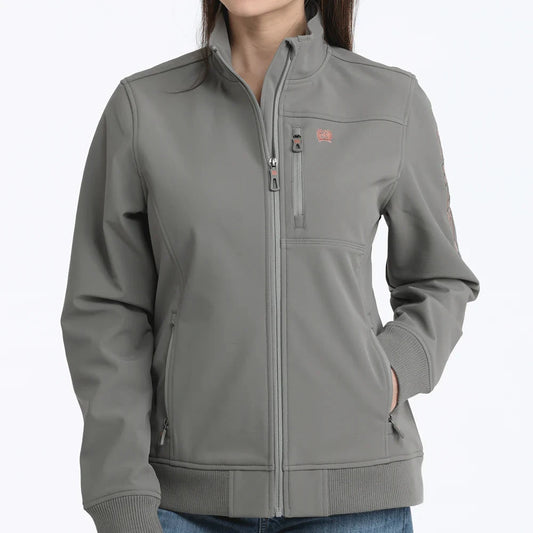 CINCH WOMENS BONDED JKT GRAY
