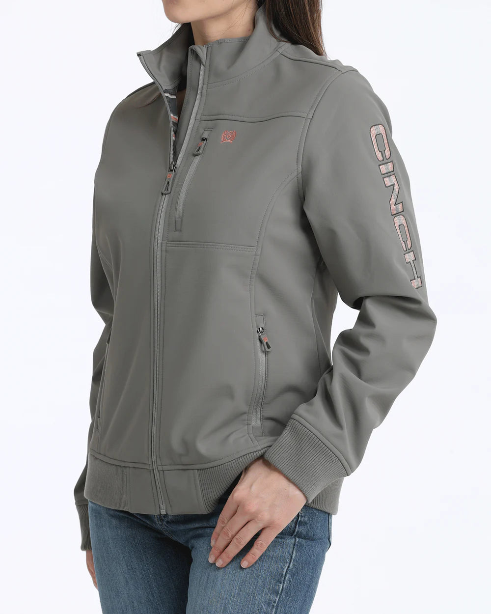CINCH WOMENS BONDED JKT GRAY