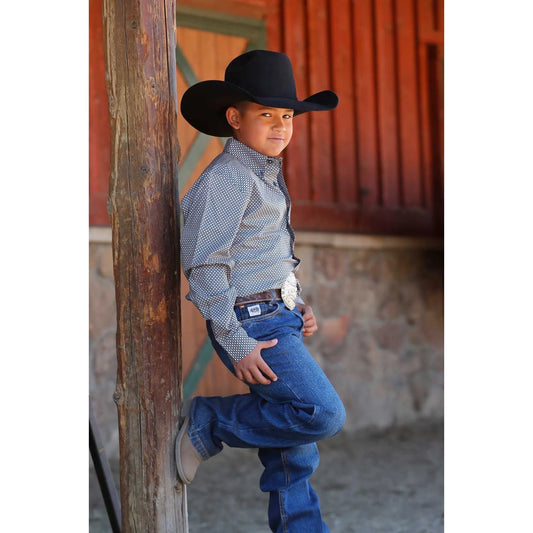 CINCH BOYS LS SHRT PRINT