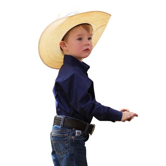 CINCH INFANT LS NAVY SHIRT