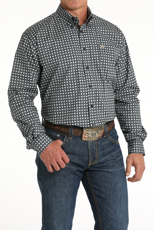 CINCH MENS LS SHIRT PRINT