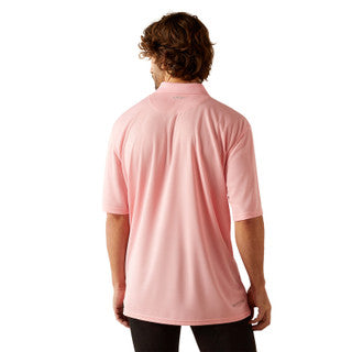 ARIAT MNS TEK POLO PINK