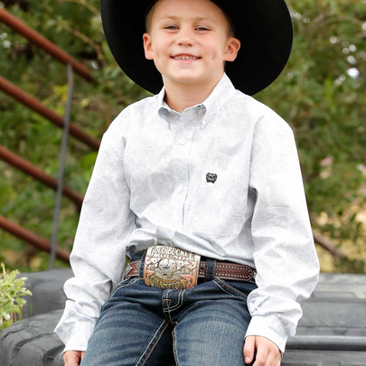 CINCH BYS LS SHRT PRNT