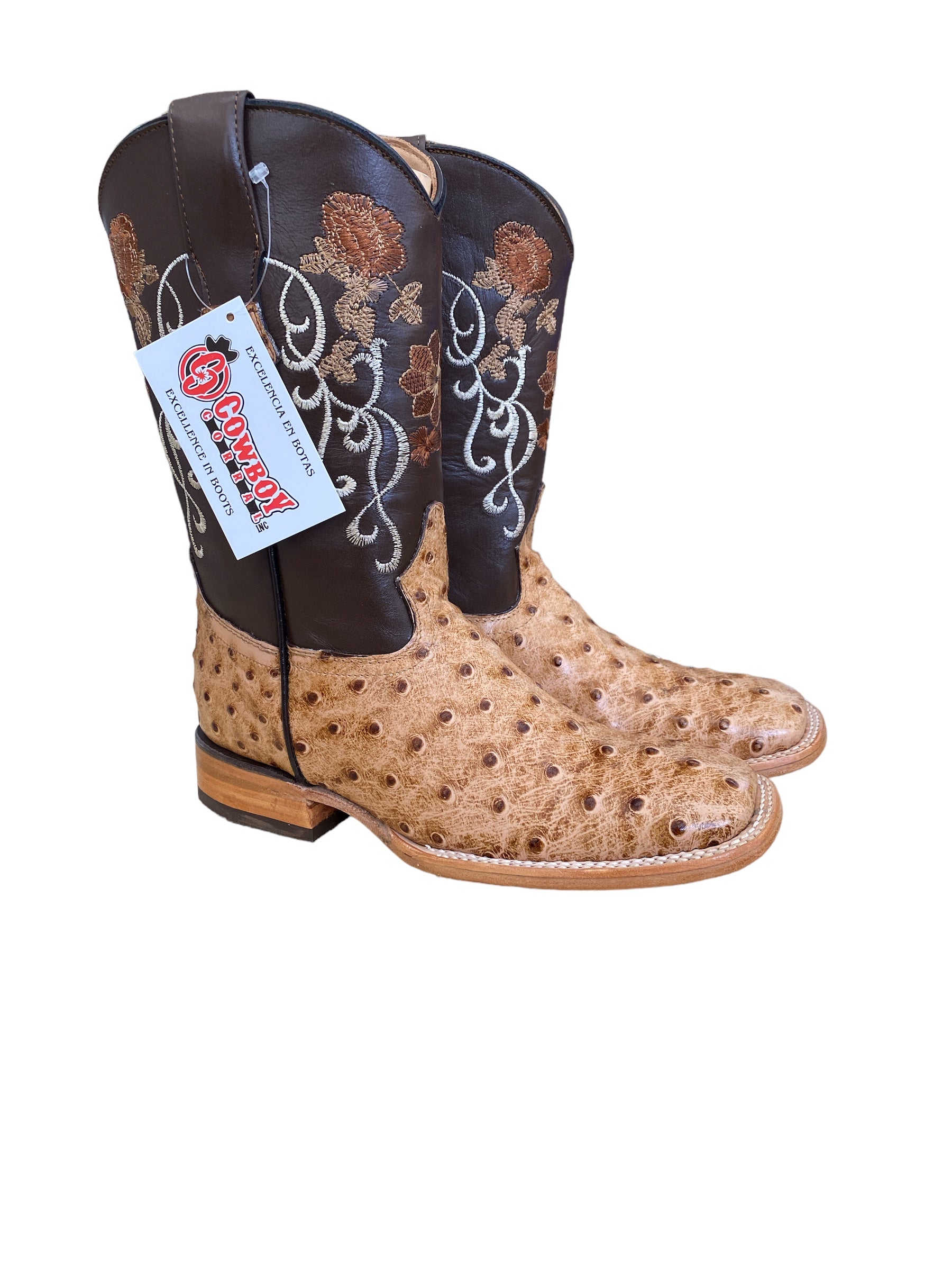 Imitation deals ostrich boots