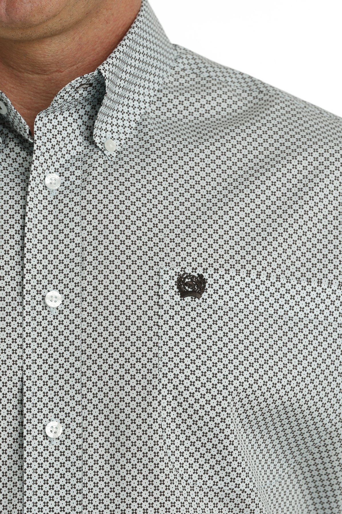 CINCH MENS SHORT SLEEVE PATTERN SHIRT