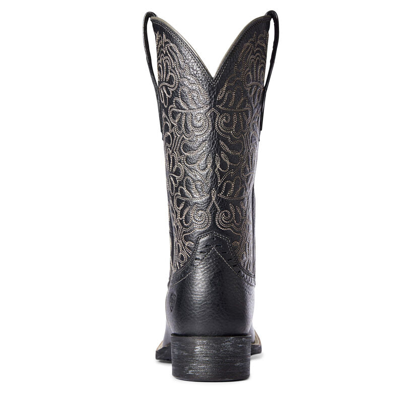 BOOT ARIAT ROUNDUP REMUDA BLK