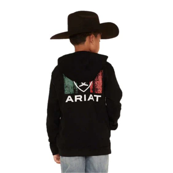 ARIAT BYS SHIELD MEXICO HOOD BLK