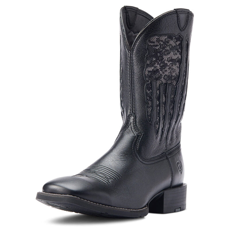 ARIAT VENTEK SPORT MY COUNTRY BLK/BLK