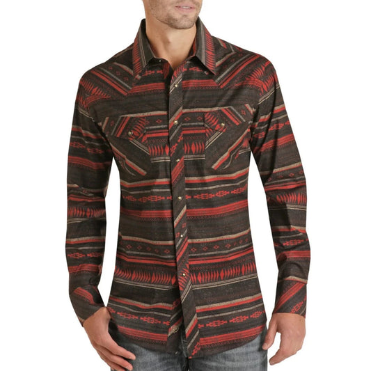 ROCK & ROLL AZTEC BURG SNAP