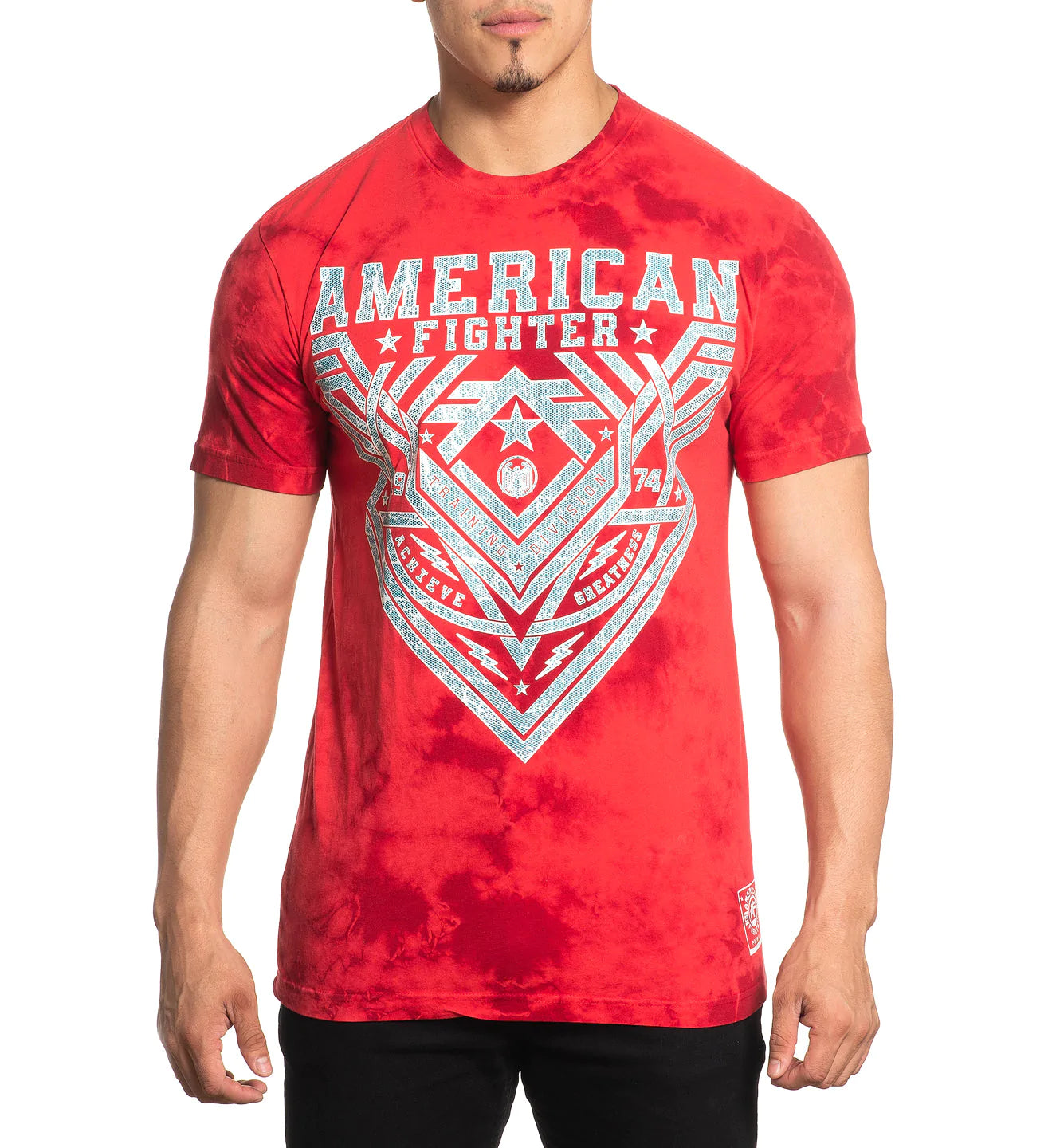 AMERICAN FIGHTER FALLBROOK TEE CORAL WASH