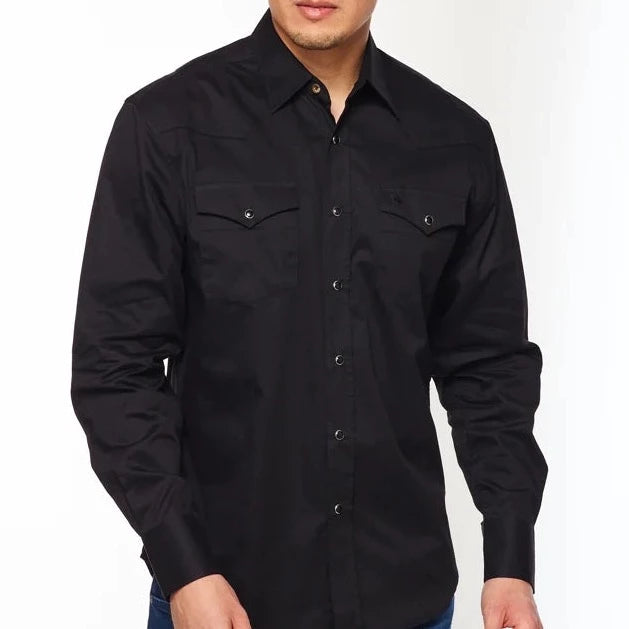 RODEO SHIRT BLACK SOLID
